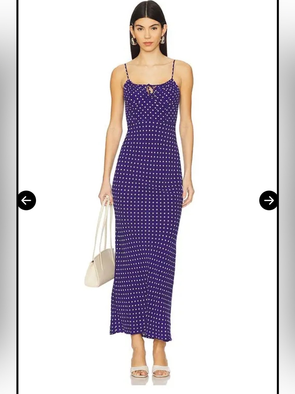 Favorite Daughter The One That Got Away Dress in Blue Ditsy Dot